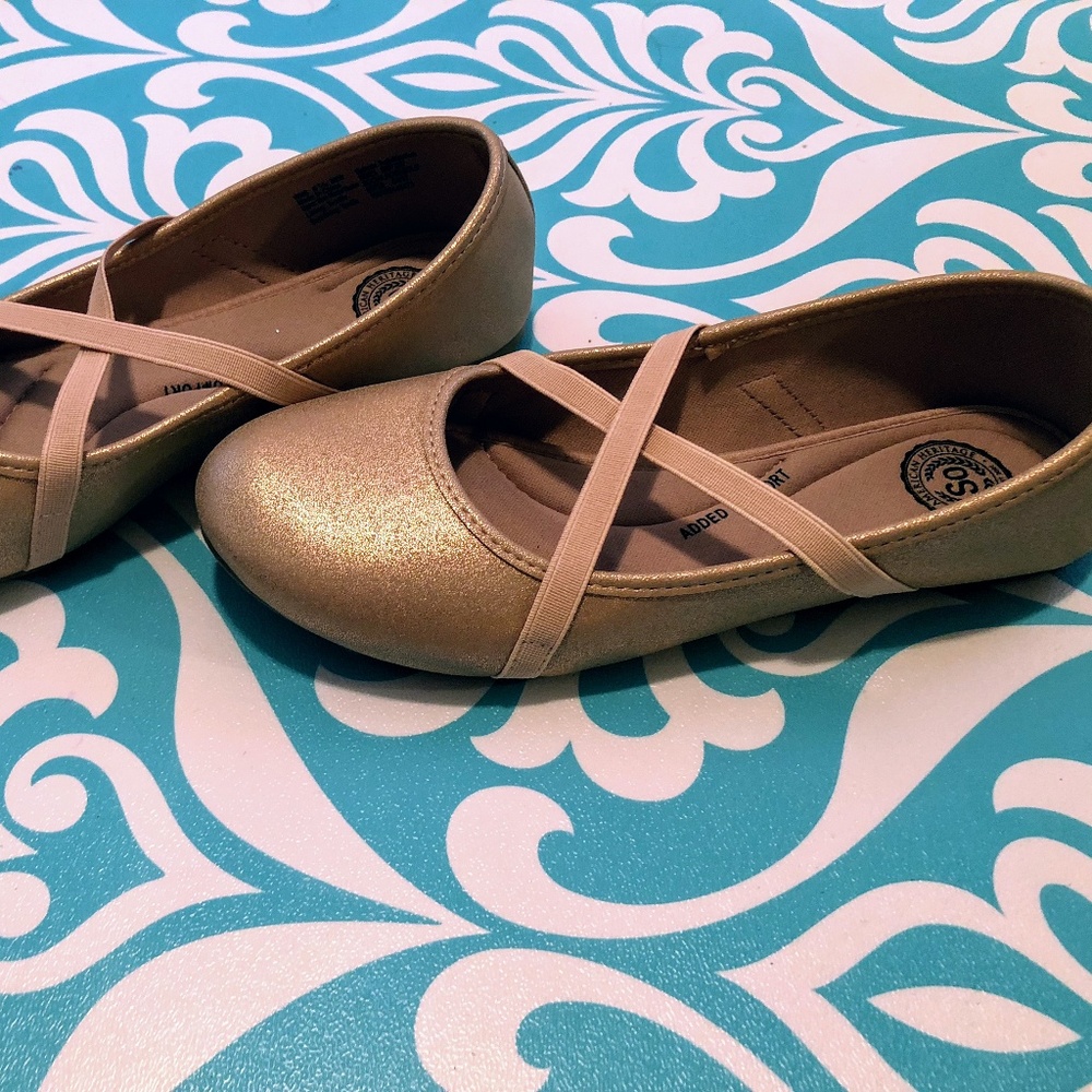 Rose Gold Ballet Flats!